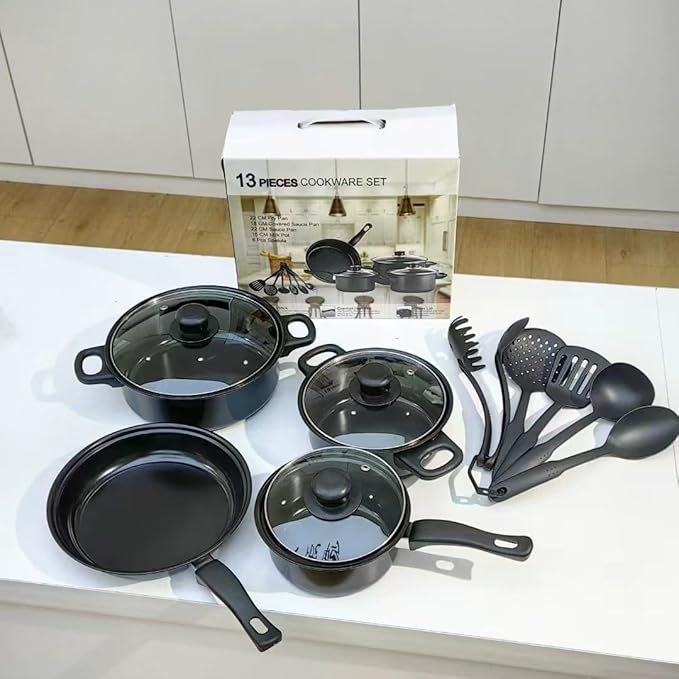 Set de Ollas Antiadherentes  - 13 PCS