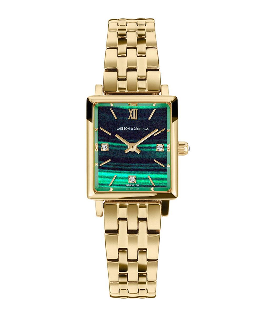 RELOJ ELEVATE GOLD GREEN (IMPORTADO  ITALIA)