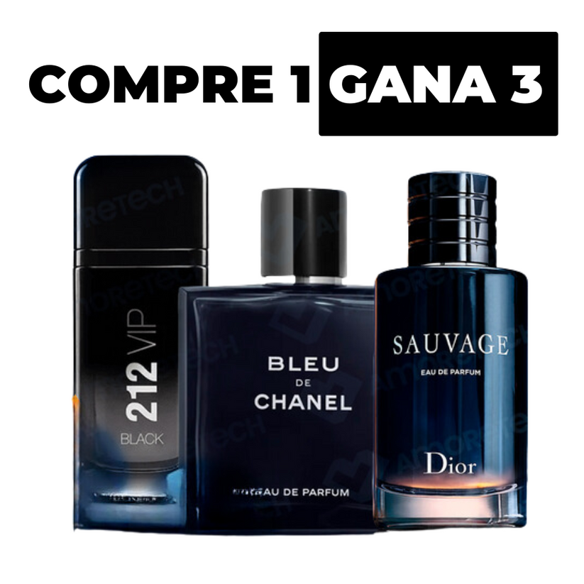 KIT 3 Perfumes Importado Popular (Br, US, Es e Fr) La Promoción Termina Hoy!