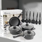 Set de Ollas Antiadherentes  - 13 PCS